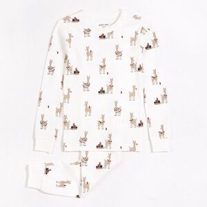 Petit Lem Reindeer & Snowman Pajama Sets